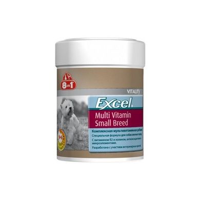 8in1 Excel Multi Vitamin Small Breed - Вітаміни для собак дрібних порід, 70 табл