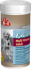 8in1 Excel Multi Vitamin Adult Dog - Мультивитамин для взрослых собак, 70 табл