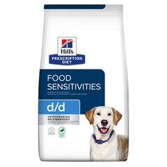 Hill's Prescription Diet Canine d/d Food Sensitivities Duck & Rice - Сухой корм для собак с пищевой аллергией, 1,5 кг