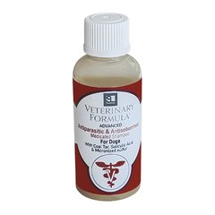 Veterinary Formula Advanced Antiparasitic & Antiseborrheic Shampoo ВЕТЕРИНАРНАЯ ФОРМУЛА АНТИПАРАЗИТАРНЫЙ и АНТИСЕБОРЕЙНЫЙ лечебный шампунь для собак, с дегтем, серой, салициловой кислотой (0,045)