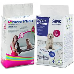 Savic Puppy Trainer САВИК ПАППИ ТРЕЙНЕР пеленка для собак и щенков малых и средних пород (30 шт. ( L: 60х45 см))