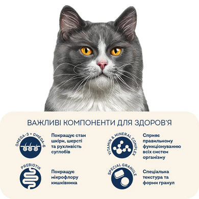Home Food Cat Adult For Sterilised & Neutered - Сухий корм для вибагливих стерилізованих та кастрованих дорослих котів, з куркою та печінкою, 10 кг