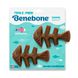 Benebone Tiny 2-Pack Fishbone - Набор из двух жевательных игрушек для собак со вкусом лосося фото 1