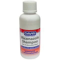 Davis Miconazole Shampoo - Дэвис Шампунь с 2% нитратом миконазола для собак и котов с заболеваниями кожи, 50 мл