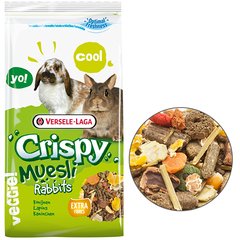 Versele-Laga Crispy Muesli Rabbits Cuni - Корм для карликовых кроликов, 1 кг