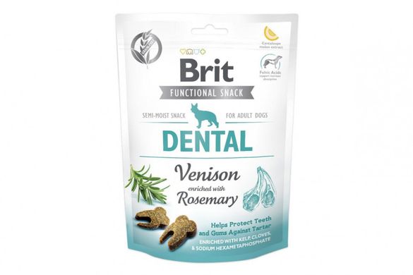 Brit Care Dental Ласощі для собак з олениною та розмарином, 150 г