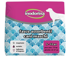 Inodorina Fasce Assorbenti - Впитывающие подгузники для собак S