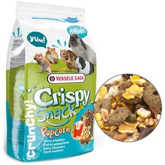 Versele-Laga Crispy Snack Popcorn - Дополнительный корм лакомство для грызунов, 650 г