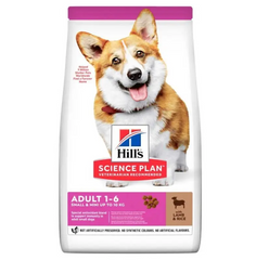 Hill's Science Plan Adult Small & Mini Lamb - Сухой корм для взрослых собак малых пород, с ягненком и рисом, 1,5 кг