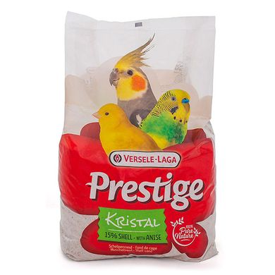Versele-Laga Prestige Kristal - Пісок із морських мушель для птахів, 5 кг