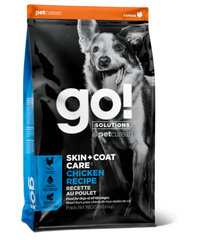 GO! Skin + Coat Chicken Recipe Dog Formula - Гоу! Сухой корм для щенков и взрослых собак с курицей, рисом и овсянкой, 11,4 кг