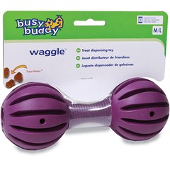 PetSafe Busy Buddy Waggle ПЕТСЕЙФ БІЗІ БАДДІ ВАГГЛ суперміцна іграшка для собак (ML, для собак от 10 кг ( 7х7х18 см))