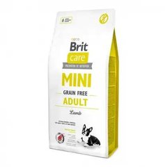 Brit Care Mini Grain Free Adult Lamb - Беззерновий сухий корм для собак дрібних та мініатюрних порід з ягням 400 г