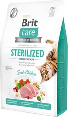 Brit Care Cat Grain Free Sterilized Urinary Health - Беззерновий корм з куркою для стерилізованих кішок для підтримання мочевидільної системи 400 г