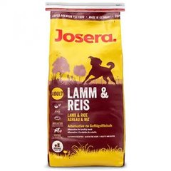 Josera Lamb and Rice - Сухий гіпоалергенний корм для собак всіх порід, 15 кг