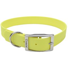 Coastal Fashion Waterproof Dog Collar КОСТАЛ біотановий нашийник для собак (Жовтий ( 2,5х61 см))