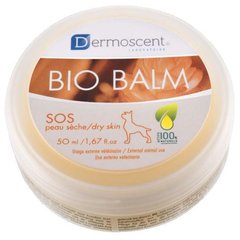 Крем-бальзам для сухой и потрескавшейся кожи лап, носа и мозолей Dermoscent BIO BALM 50мл