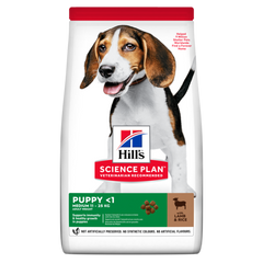 Hill's Science Plan Puppy Medium Lamb & Rice - Сухой корм для щенков средних пород, 14 кг