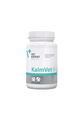 VetExpert KalmVet - Успокоительные таблетки для собак и кошек, 60 таблеток