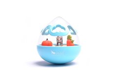 PetPlay Wooble Ball Іграшка для собак Неваляшка для ласощів синя