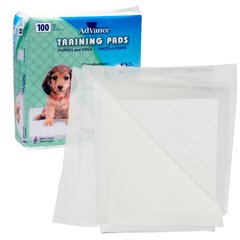 Advance Dog Training Pads АДВАНС ПЕЛЮШКА для собак, суперабсорбент з індикацією (59.6х59.6 см (1 пеленка ))