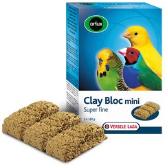 Versele-Laga Orlux Clay Bloc Mini ВЕРСЕЛЕ-ЛАГА ОРЛАКС мінеральний блок із глиною для малих птахів (0.54кг)