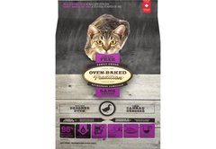 Oven-Baked Tradition - Сухий беззерновий корм для котів зі свіжого м'яса качки, 350 г