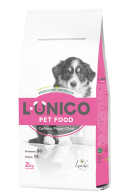 L-ÚNICO Puppy - Сухой корм для щенков от 6 недель до 1 года, 2 кг