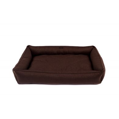 Harley & Cho Sofa Brown - Лежак коричневого кольору з підсиленою поверхнею та бортами для собак L