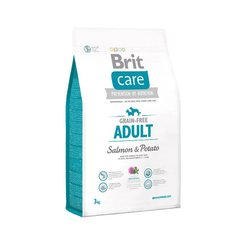 Brit Care Grain Free Adult Salmon & Potato - Беззерновий сухий корм для дорослих собак дрібних та средніх порід з лососем та картоплею, 12 кг