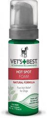 VET`S BEST Hot Spot Foam - Миюча піна проти свербіння та подразнень для собак, 118 мл