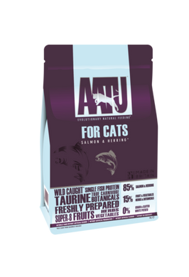 AATU Salmon & Herring – Корм для дорослих котів з лососем, 1 кг