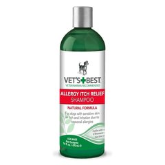 VET'S BEST Allergy Itch Relief Dog Shampoo - Шампунь для собак с чувствительной кожей, 470 мл