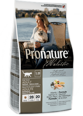 Pronature Holistic Adult Atlantic Salmon&Brown Rice - Сухий холістик корм для котів з атлантичним лососем і коричневим рисом, 5,44