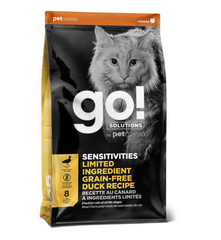 GO! Sensitivities Limited Ingredient Duck Cat Formula - Гоу! Беззерновий корм для кошенят і котів з качкою 7,3 кг + 1,4 кг в подарунок