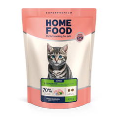 Home Food For kittens 1-12 months - Сухой корм для котят с курицей, 10 кг