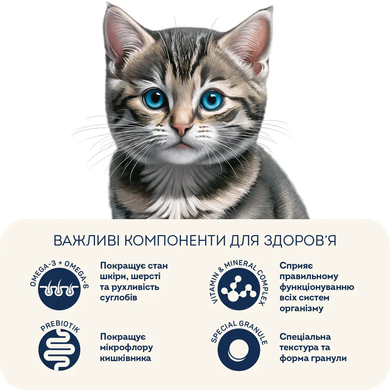 Home Food For kittens 1-12 months - Сухий корм для кошенят з куркою, 400 г