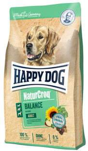 Happy Dog NaturCroq Balance - Сухий корм для дорослих собак з помірною і підвищеною активністю зі свійською птицею, 4 кг