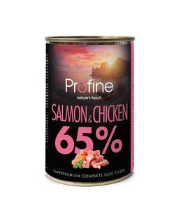 Profine Dog - Консерва для собак з лососем та курячим м'ясом, 400 г