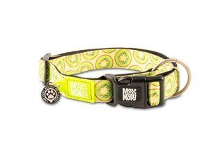 Нашийник для собак Max & Molly Smart ID Collar Kiwi з принтом Ківі, L