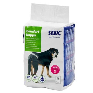 Savic Comfort Nappy САВИК КОМФОРТ НАППИ памперсы для собак (T7 ( 12 шт./уп.))