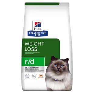 Hill's Prescription Diet Feline r/d- Хілс сухий корм - Ожиріння, зниження ваги 1,5 кг