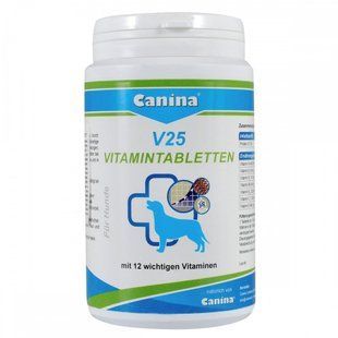 Canina V25 Vitamintabletten - Вітамінний комплекс для собак, 60 табл