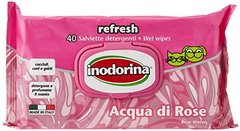 Inodorina Refresh Bio - Салфетки для собак с ароматом розы, 40шт