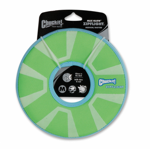Chuckit Zipflight Max Glow - Летающая тарелка для собак,которая светится в темноте