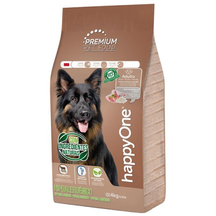 happyOne Premium Adult Dog Hypoallergenic - Сухий гіпоалергенний корм для дорослих собак, 4 кг