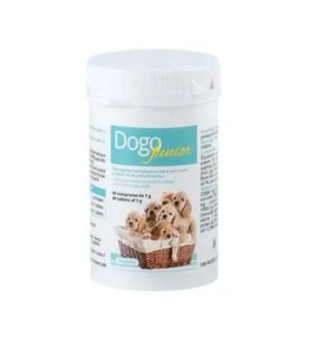DOGOjunior - Диетическая добавка для поддержания здоровья суставов и костей у собак (юниоров) и котов, 60 табл