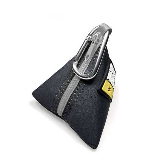 Сумка для пакетів Max & Molly Poo Bag Triangle Silver, сіра купити