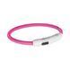 Світловий нашийник Trixie USB Flash M-L pink