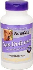 Nutri-Vet Gas Defense - проти газів добавка для собак, 100 таб